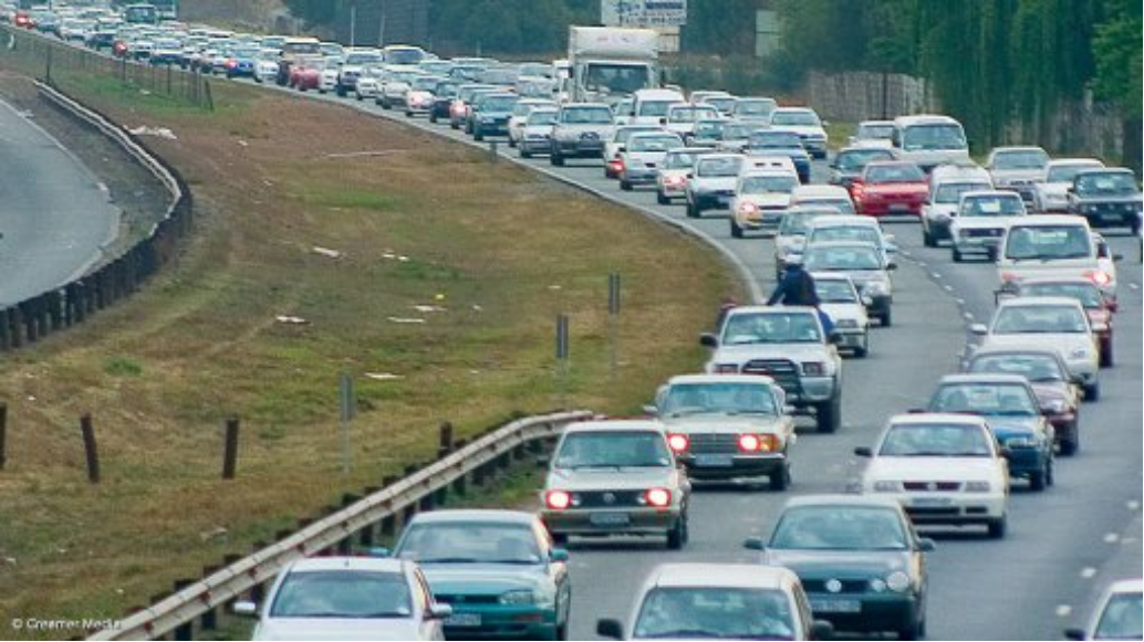 Traffic on road